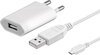 Smartphone oplader - Oplaadkabel en USB Adapter