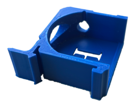 Dinrail-adapter tbv Fibaro / Qubino modules, kunststof houder voor 35 mm DIN-rail