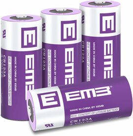 CR123A Lithium batterij 3V 4-pack