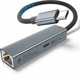 USB-C naar ethernet-adapter voor Chromecast