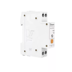 Sonoff Basic DIN Rail 32A Zigbee Relais met Energiemeting, witte DIN-rail schakelmodule