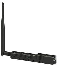 SMLIGHT SLZB-06p10U Zigbee-adapter, smalle zwarte module met externe antenne