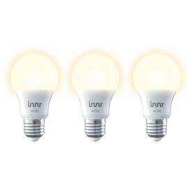 Slimme E27 LED-lamp &ndash; Warmwit &ndash; Zigbee &ndash; 3-pack, drie witte lampen met E27-fitting