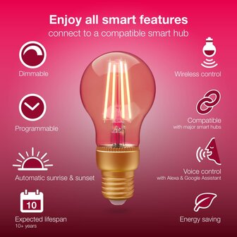 Innr Smart Filament Bulb Vintage E27 2-pack