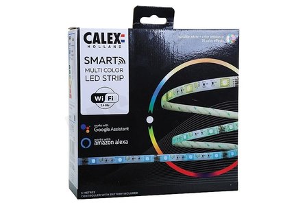 Calex Smart RGB + Wit Led strip 5M