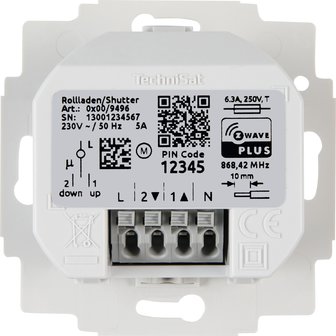 Technisat Rolluikschakelaar voor BJ (Z-Wave Plus)