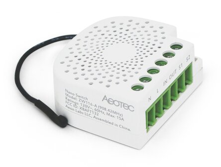 Aeotec Nano switch met stroommeting