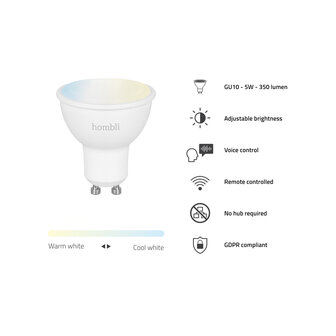 Hombli Slimme LED-spot (GU10 4.5W wifi)