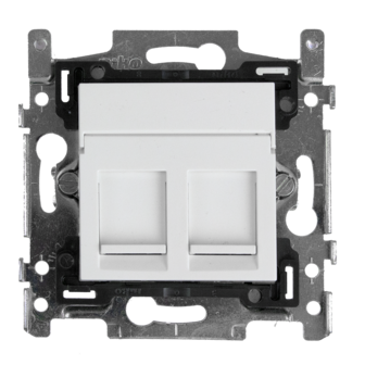 Datawandcontactdoos 2 x RJ 45 CAT 6A