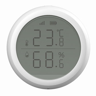 Zigbee Temperatuur en Luchtvochtigheid meter met lcd display