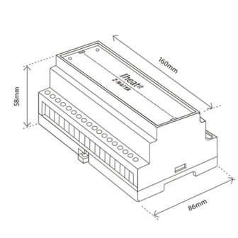 Heatit Z-Water DIN-rail regelaar Z-Wave