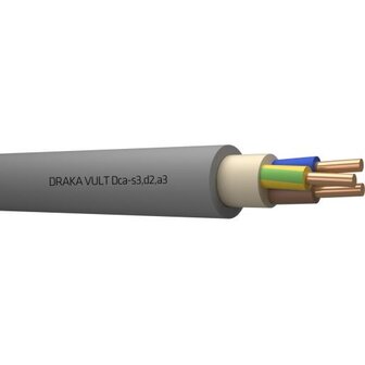 Installatie kabel 5 x 6 mm2 + Data (indicatie wordt achteraf gefactureerd)