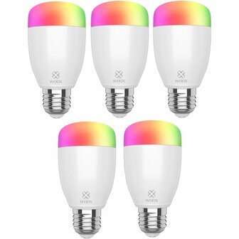 WOOX Diamond slimme ledlamp E27 wifi 5-pack