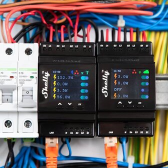 Shelly PRO 4PM DIN-Rail schakelaar