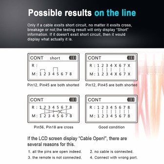 Netwerkkabel tester CAT 5 CAT6