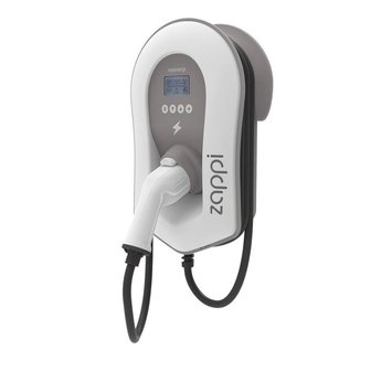 Zappi EV Smart Laadstation V2.1 3 Fasen Met Vaste Kabel WIT