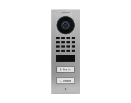 DoorBird D1102V IP Video Doorstation Opbouw 2 call buttons