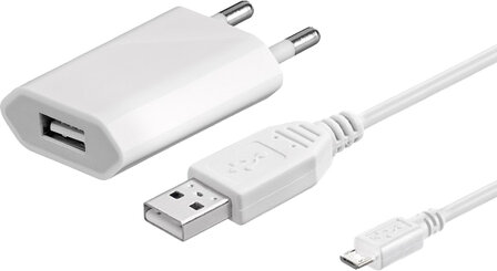 Smartphone oplader - Oplaadkabel en USB Adapter