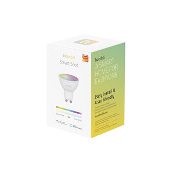 Hombli Slimme RGBW-spot (GU10 5W wifi) 2-pack