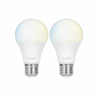 Hombli Slimme lamp (E27 9W wifi) 2-pack