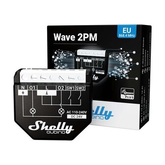 Shelly Qubino Wave 2PM Relay Z-Wave Plus