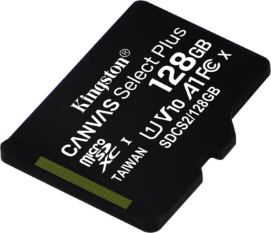Kingston MicroSDXC Canvas Select Plus 128 GB 100MB/s CL10