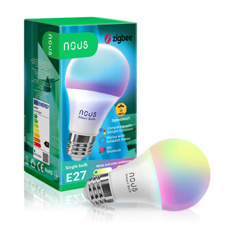 Nous E27 Smart Bulb RGBW Zigbee