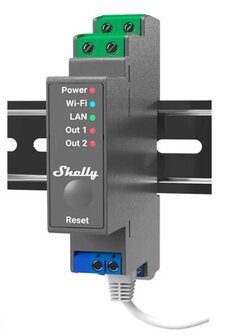 Shelly PRO 2 DIN-Rail schakelaar