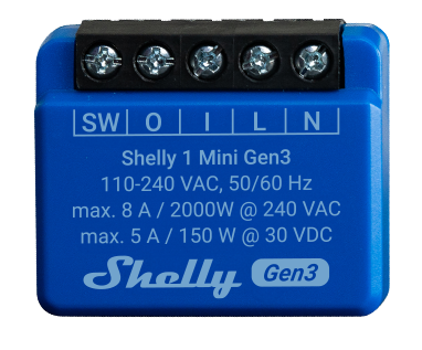 Shelly 1 Mini Gen 3