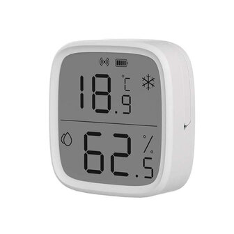 Sonoff Zigbee Temperatuur en Luchtvochtigheidssensor met display