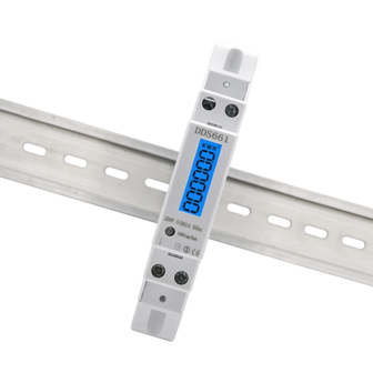 1 Fase DIN rail kWh meter