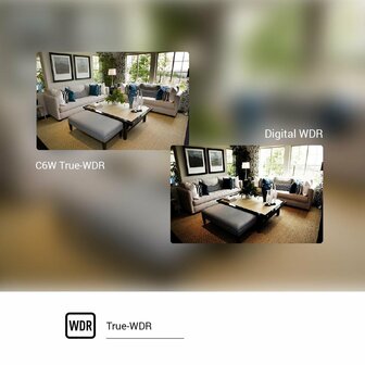 Ezviz C6W - 4 MP Wi-Fi Pan-Tilt 360&deg; Beveiligingscamera - Voor binnen - Zwart