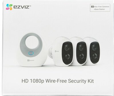 EZVIZ C3A 3-Pack met basisstation