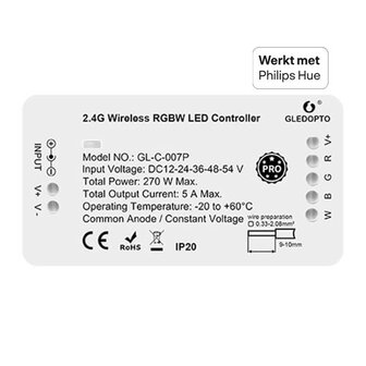 Gledopto Zigbee Pro RGBW LED controller 