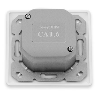 Datawandcontactdoos CAT6 2-Voudig