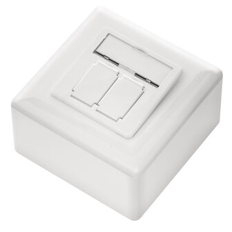 Datawandcontactdoos CAT6 2-Voudig