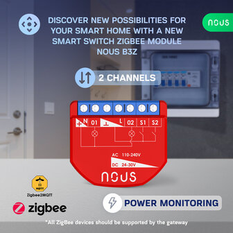 Nous Double Switch Zigbee PM
