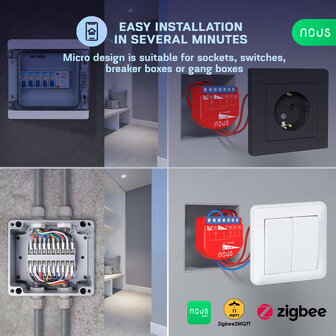 Nous Double Switch Zigbee PM