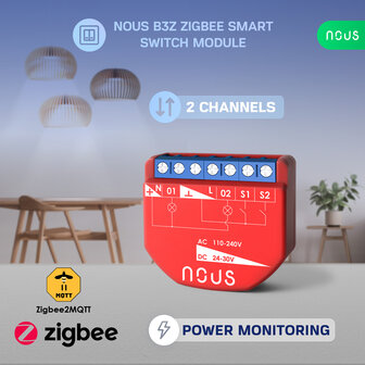 Nous Double Switch Zigbee PM