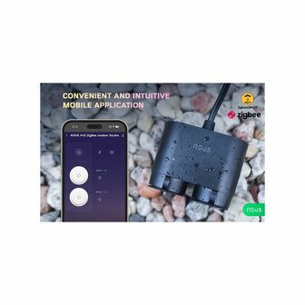 Nous slimme Tuya Zigbee buitenstekkerdoos