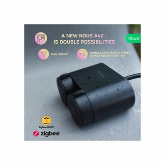 Nous slimme Tuya Zigbee buitenstekkerdoos