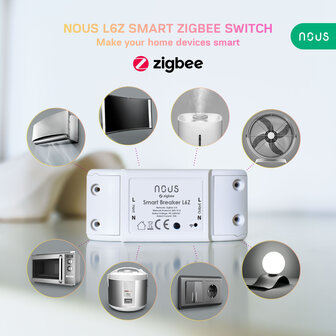 Nous Slimme Zigbee Schakelaar