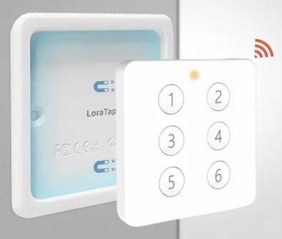 Zigbee 3.0 draadloze 6-knops afstandsbediening / sc&egrave;neschakelaar