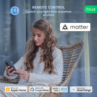 Nous E14 Smart Bulb RGB Wifi Matter 