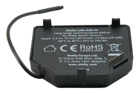 Shelly LoRa Add-on