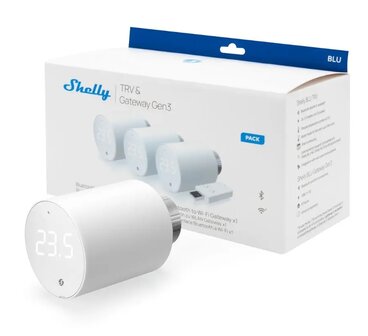 Shelly BLU TRV 3-pack + BLU Gateway Gen3