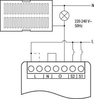 Shelly Bypass voor Dimmer Gen3