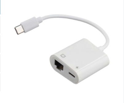 USB-C naar ethernet-adapter voor Chromecast