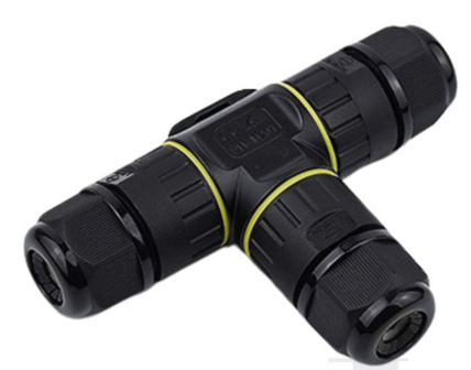 T-vormige IP68-draadconnector voor buiten