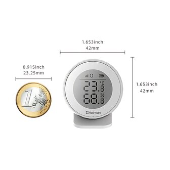 Heiman Temperatuur en Luchtvochtigheid sensor Matter-over-Thread